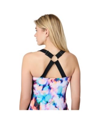 Women's Shirred Front Tankini Top