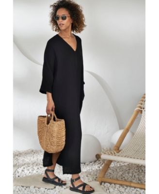 Women's Ocean+Main Gauze Arc Seam Caftan
