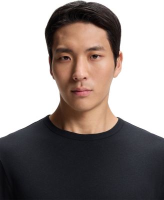 BOSS By Men's Cotton Linen Regular-Fit T-Shirt