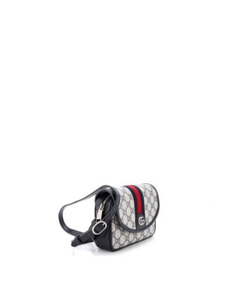 Mini Ophidia Flap Shoulder Bag GG Coated Canvas