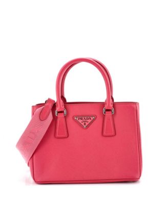 Mini Galleria Double Zip Tote Saffiano Leather