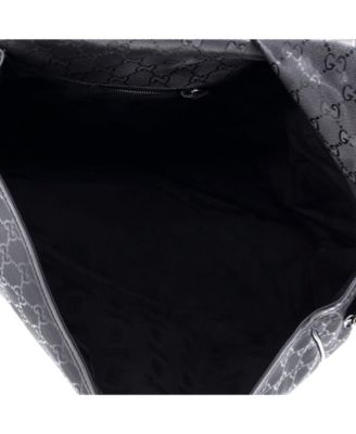 Large Double Buckle Messenger Bag GG Imprime