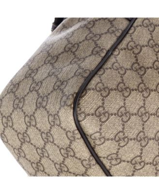 Large Front Zip Camera Bag GG Coated Canvas