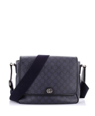 Medium Ophidia Flap Messenger Bag GG Coated Canvas