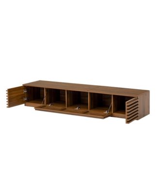 70 inch Modern TV Stand for TVs up to 80", Soft-Closing Hinges for Living Room