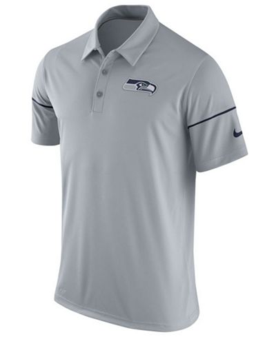 Nike Men's Seattle Seahawks Team Issue Polo Shirt - Sports Fan Shop By ...
