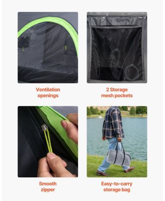 Truck Bed Tent for People with Rainfly