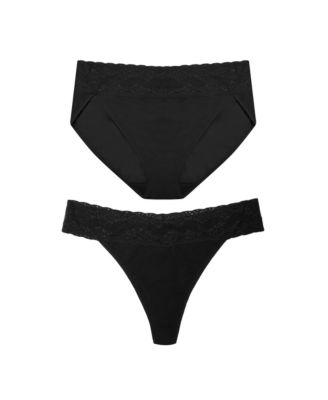 Women's Bliss Perfection One French Cut Brief andThong 2-Pack