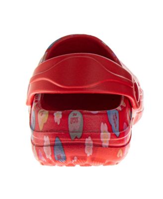 Little Girls Conversation Hearts Clogs