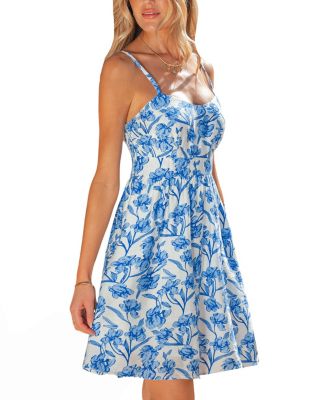 Women's Perla Floral Mini Beach Dress