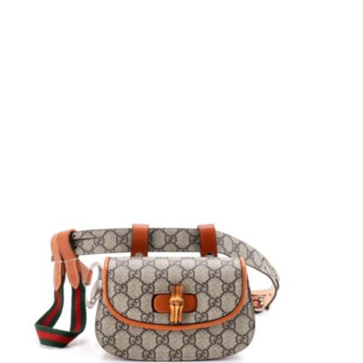 Mini Bamboo 1947 Belt Bag GG Coated Canvas