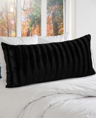 Textured Long Decorative Pillow, 18" x 40"