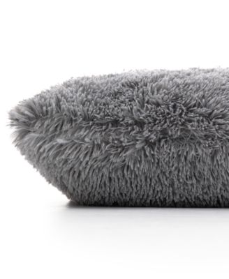 Textured Fluffy Decorative Pillow, 12" x 20"