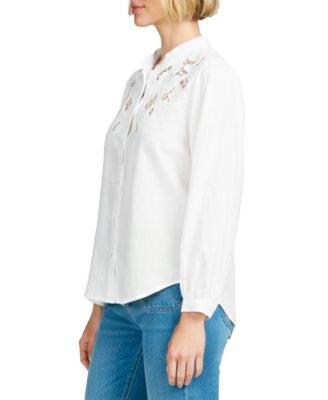 Women's Lace Yoke Shirt