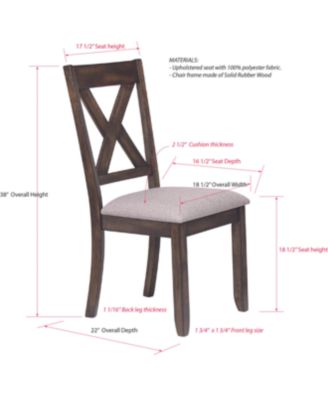 Set of 2 Dining Chairs