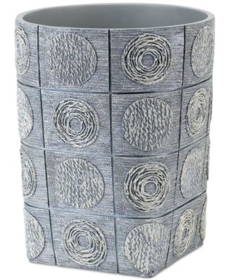 Galaxy Circle Shimmering Metallic Resin Wastebasket