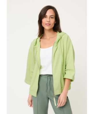 Women's Hooded Jersey Zip Jacket