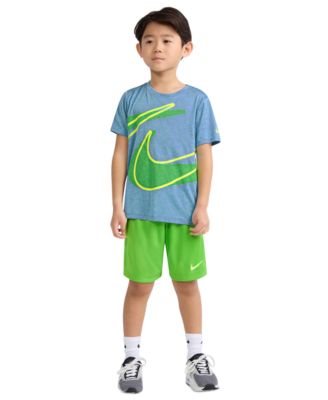 Boys' 4-7 Dri-FIT Dropset T-Shirt and Shorts, 2-Piece Set