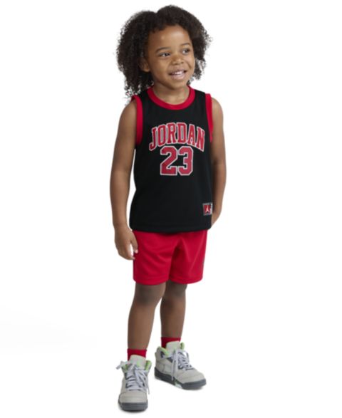 Jordan Boys' Toddler 2T-4T 23 Jersey Top and Shorts, 2-Piece Set