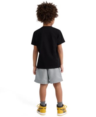 Boys' 4-7 Dri-FIT Crewneck Jersey T-Shirt and Mesh Shorts, 2-Piece Set