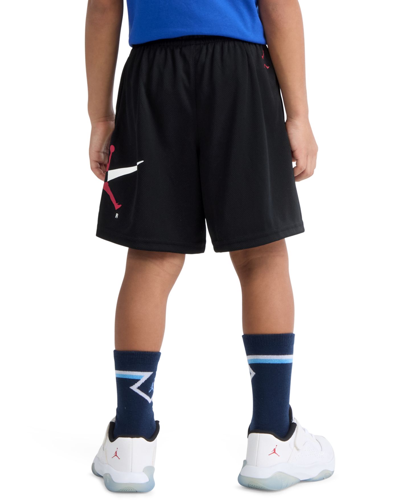 Шорты Jordan Brand Arch Mesh Shorts для мальчиков, цвет: Чёрный — фото 5