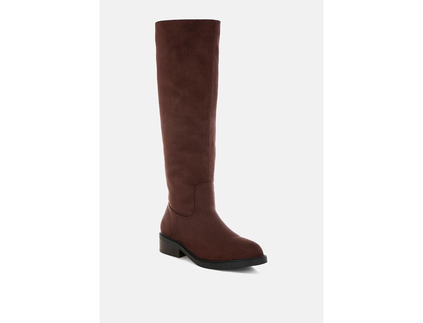 Женские ботинки London Rag Chiru Round Toe Microfiber Calf, цвет: Коричневый — фото 1