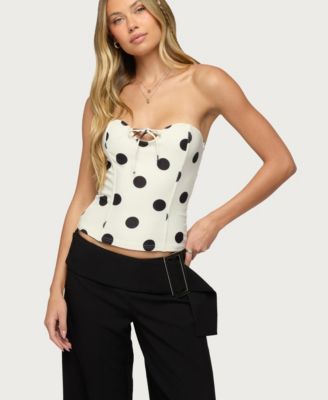 Women's Antonelle Polka Dot Corset