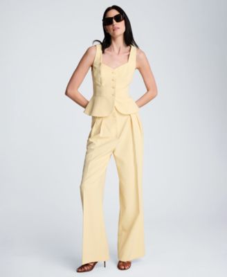Women's Fly-Front Double Pleated Pants