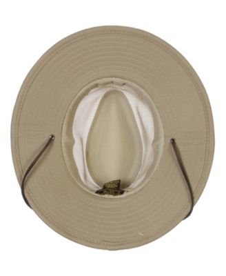 Men's Brushed Twill Mesh Safari Hat