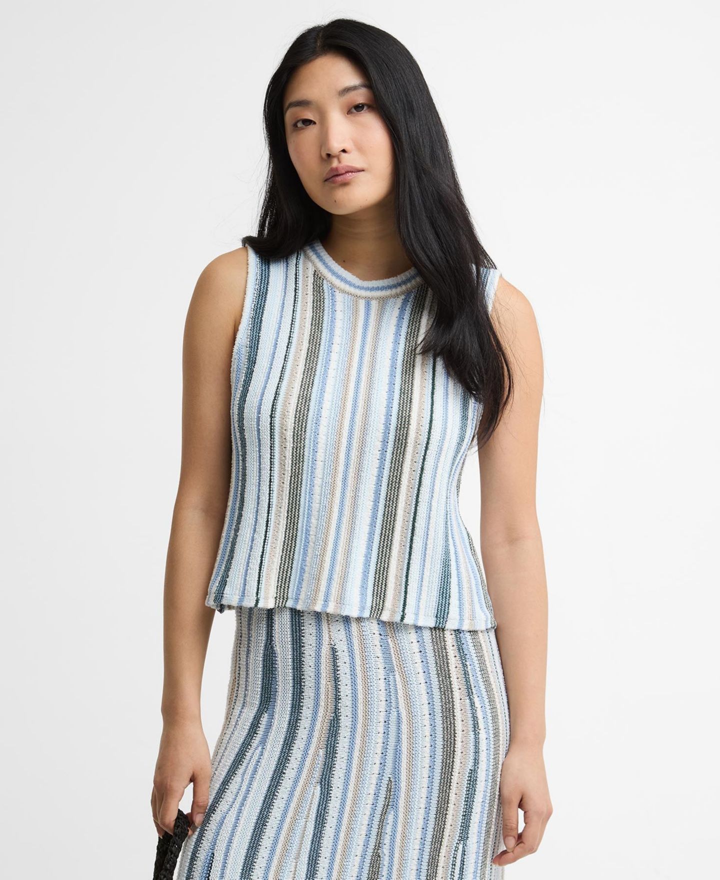 Женский топ Barbour Josie Knitted Striped, цвет: Разноцветный — фото 1