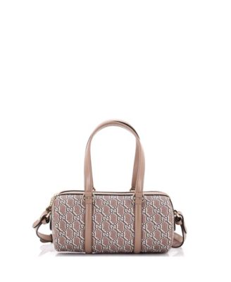 Small Convertible Duffle Bag GG Shadow Coated Canvas