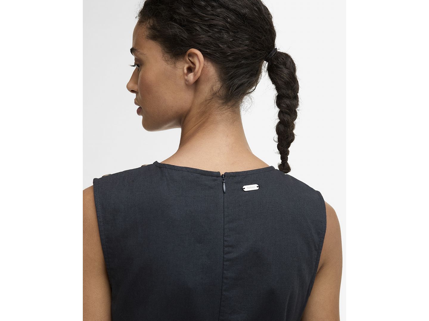 Женский комбинезон Barbour Gabby Sleeveless Jumpsuit, цвет: Тёмный тёмно-синий — фото 4