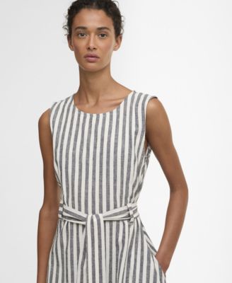 Women's Inez Sleeveless Striped Midi Dress
