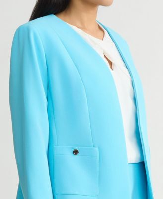 Women's Patch Pocket Open-Front Jacket