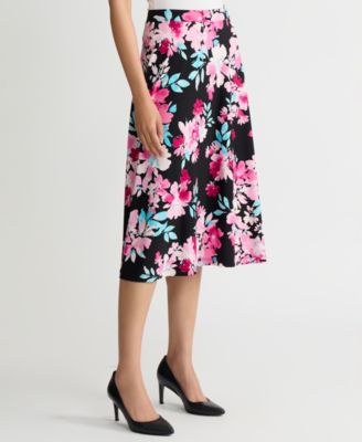 Women's Printed A-Line Skirt