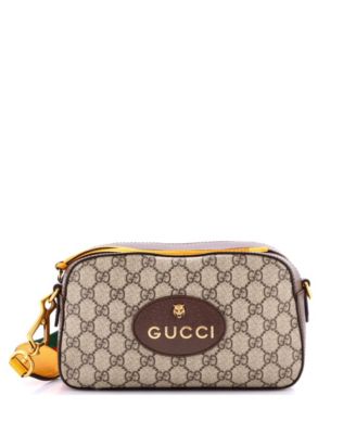 Neo Vintage Camera Messenger Bag GG Coated Canvas