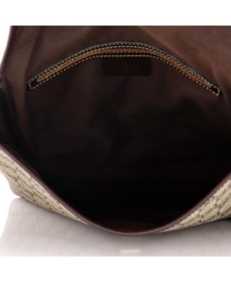 Small Flap Messenger GG Coated Canvas