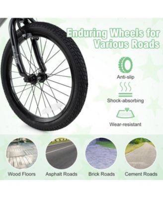  Kids Bike Adjustable with Transparent Chain Cover