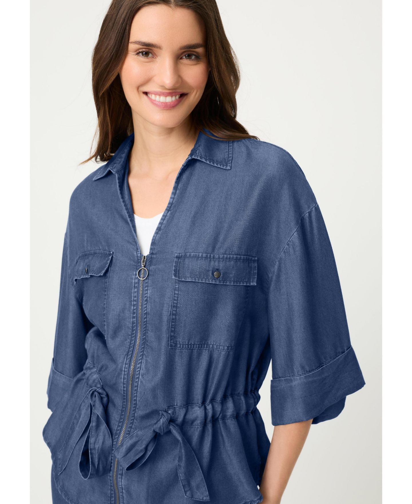 Женская куртка Olsen Soft Denim-Look — фото 4