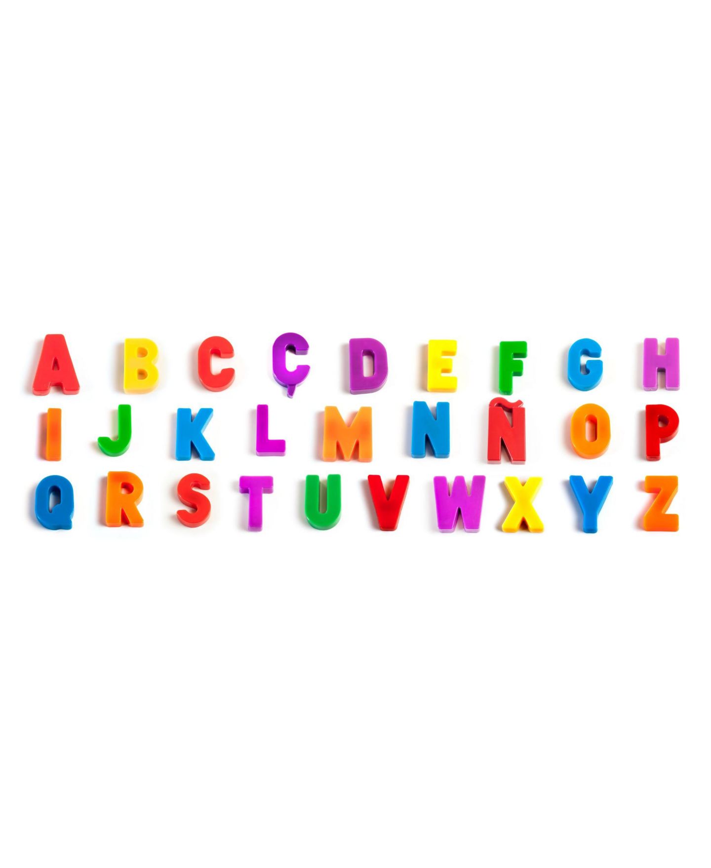 Детские игрушки MINILAND Magnetic Uppercase Letters Reading and Writing 154-Piece Learning Toy, Ages 3+, цвет: Разноцветный — фото 3