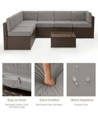 7 Piece Outdoor Patio Furniture Set