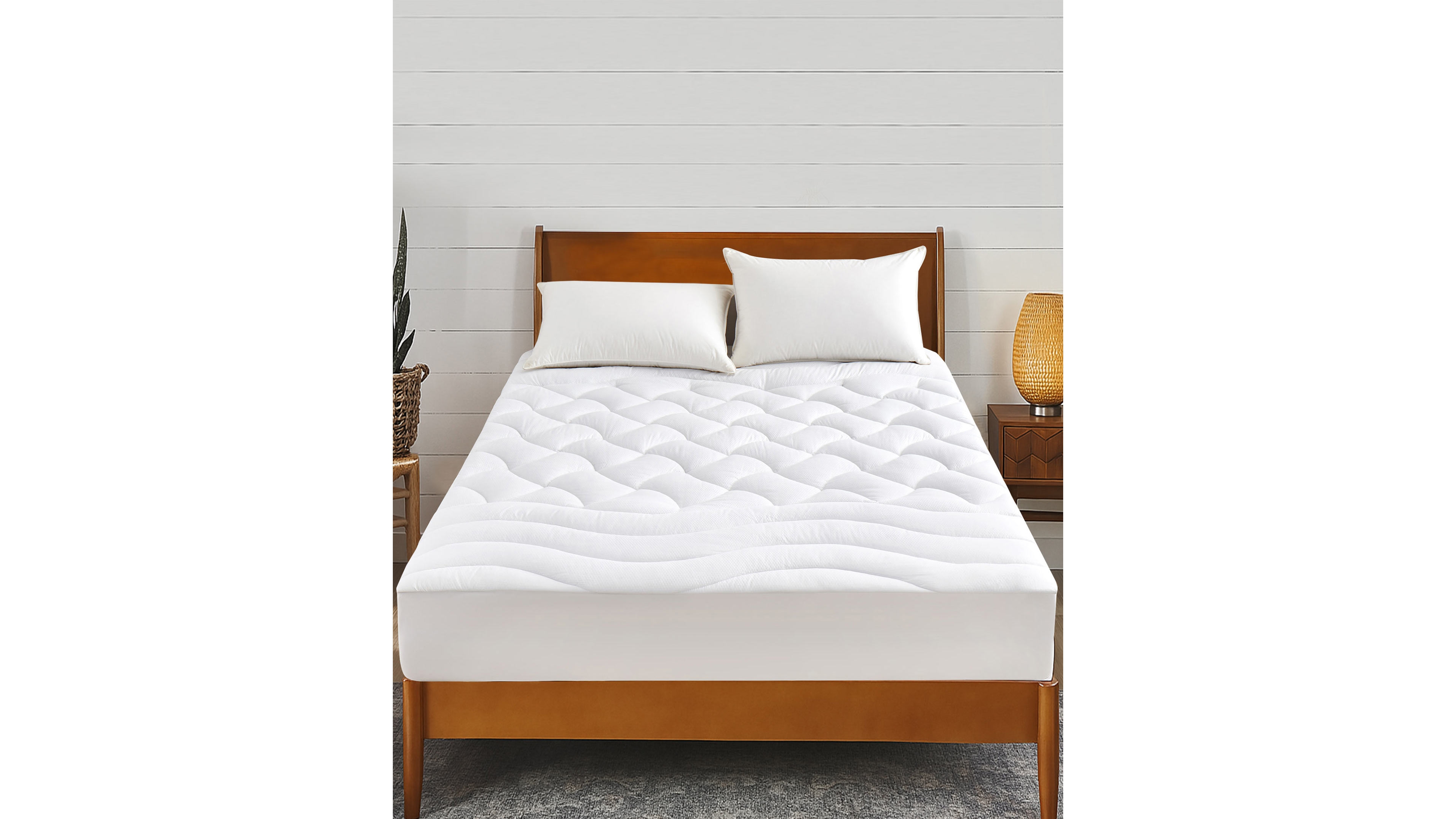 Unikome Cooling Mattress Pad with Deep Pocket, Queen