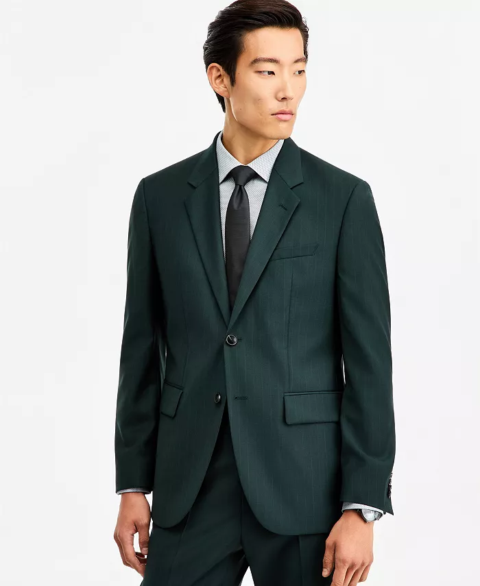 Men's Modern-Fit Pinstripe Suit Jacket