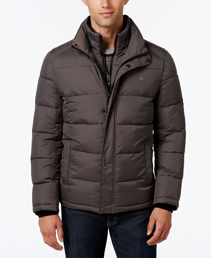 Calvin Klein Men's Classic Quilted Puffer Coat, Created for Macy's - Macy's