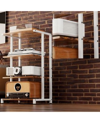  Media Stand Audio Rack Gaming Console Shelf TV Equipment Storage