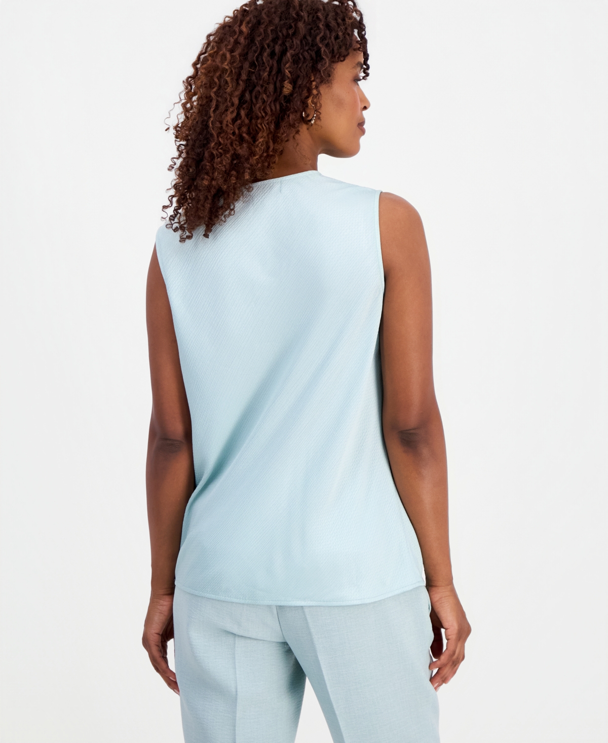 Kasper Women's Sleeveless Cowlneck Top