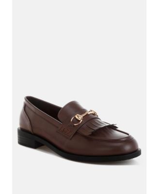 Womens Enola Low Block Heel Loafers