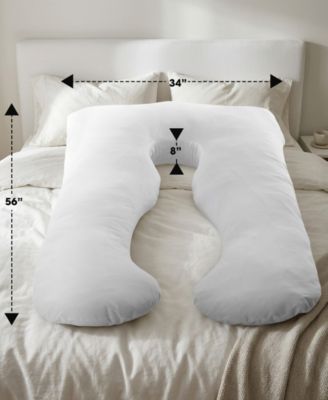Hypoallergenic Down Alternative Pregnancy U Shaped Body Pillow