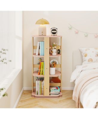 Freestanding 3 Tier Toddler Book Rack with 12 Compartments