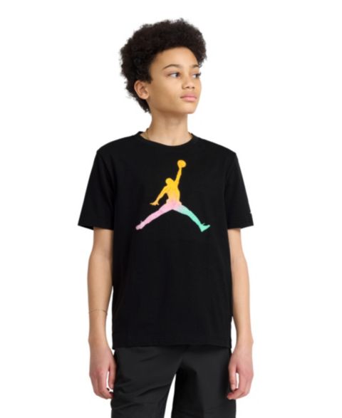 Детская футболка Jordan Jumpman Air для мальчиков, цвет: Чёрный